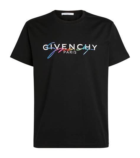 t shirt givenchy noir|black and white Givenchy shirt.